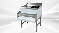29 x 24 ins Underbar Ice Bin 2 Bottle Holders CS-ICB-24