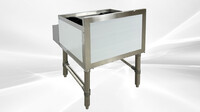 29 x 24 ins Underbar Ice Bin 2 Bottle Holders CS-ICB-24