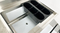 29 x 24 ins Underbar Ice Bin 2 Bottle Holders CS-ICB-24
