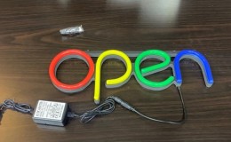 LED Business open sign M18