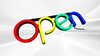 LED Business open sign M18