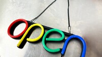 LED Business open sign M18