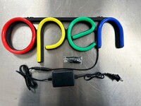 LED Business open sign M18