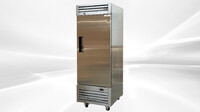NSF Reach In One Door Refrigerator SS interior AKR-06881
