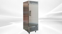NSF Reach In One Door Refrigerator SS interior AKR-06881