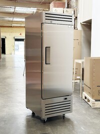 NSF Reach In One Door Refrigerator SS interior AKR-06881