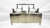 NSF 79 in Bar Bubble Tea WorkStation Hot Cold Water HT-M-2000