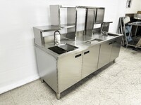 NSF 79 in Bar Bubble Tea WorkStation Hot Cold Water HT-M-2000