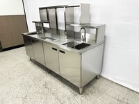 NSF 79 in Bar Bubble Tea WorkStation Hot Cold Water HT-M-2000