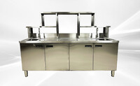 NSF 79 in Bar Bubble Tea WorkStation Hot Cold Water HT-M-2000
