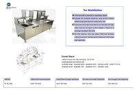 NSF 79 in Bar Bubble Tea WorkStation Hot Cold Water HT-M-2000