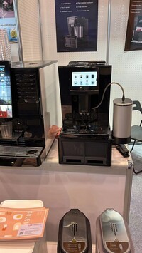 NSF 20-Cup Black Fully Automatic Espresso Coffee Machine 8x