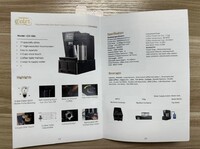 NSF 20-Cup Black Fully Automatic Espresso Coffee Machine 8x