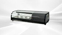 Black Refrigerated Display Case sushi refrigerator NSF RTS42B