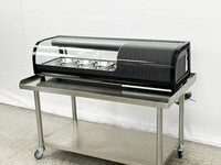 Black Refrigerated Display Case sushi refrigerator NSF RTS42B