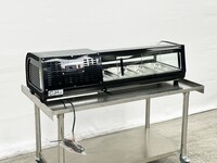 Black Refrigerated Display Case sushi refrigerator NSF RTS42B