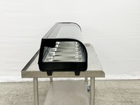 Black Curved Glass Refrigerated Sushi Display Case RTS52B
