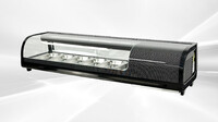 Black Refrigerated Sushi Display Case NSF CS-62