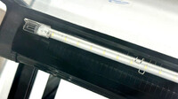 Black Sushi Display Case Curved Glass Refrigerated CS-132