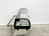 Black Sushi Display Case Curved Glass Refrigerated CS-132