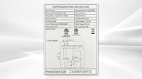 35 ins Refrigerated Showcase Cake Display NSF CW160720