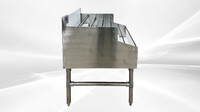 29x 24 ins SIX-Tiered SS Liquor Display Rack CS-D-24