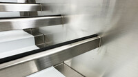 29x 24 ins SIX-Tiered SS Liquor Display Rack CS-D-24