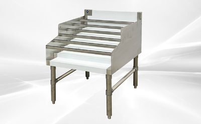 29x 24 ins SIX-Tiered SS Liquor Display Rack CS-D-24
