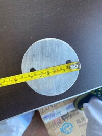 Stainless Steel Table Base Flange Flanged for 4 Foot 3-1/2