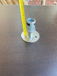Stainless Steel Table Base Flange Flanged for 4 Foot 3-1/2