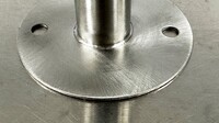 Stainless Steel Table Base Flange Flanged for 4 Foot 3-1/2