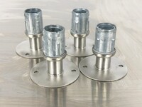 Stainless Steel Table Base Flange Flanged for 4 Foot 3-1/2