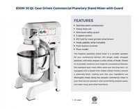 30 Qt Gear Driven Commercial Planetary Mixer NSF HL-B30 small