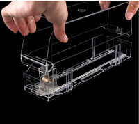 Supermarket Shelf Rack Cigarettes Automatic Pusher 1 package