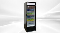 NSF Single Glass Door Commercial Refrigerator LSC-235W