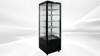 4 side Glass Merchandiser Refrigerator LED Lighting RT-500L