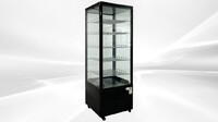 4 side Glass Merchandiser Refrigerator LED Lighting RT-500L
