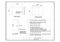 As-is Walk-In Refrigerator cooler box NSF W6-D8-H8 ft