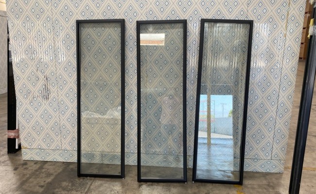Walk-In Freezer Merchandiser 4 Door with frame NSF