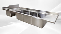 NSF 77 ins food truck Three Compartment Sink SK-77