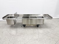 NSF 77 ins food truck Three Compartment Sink SK-77