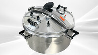 100 QT Largest Commercial Aluminum Pressure Cooker