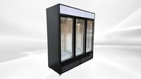NSF 71 inches Commercial 3 Glass Door Refrigerator GDC-50