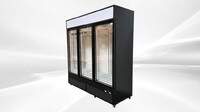 NSF 71 inches Commercial 3 Glass Door Refrigerator GDC-50