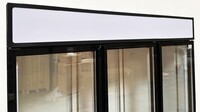 NSF 71 inches Commercial 3 Glass Door Refrigerator GDC-50