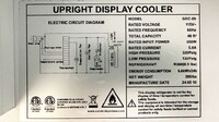 NSF 71 inches Commercial 3 Glass Door Refrigerator GDC-50