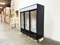 NSF 71 inches Commercial 3 Glass Door Refrigerator GDC-50