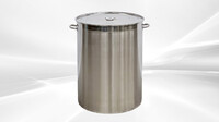 Polished Stainless Steel 220l/240qt Stock Pot D24H32