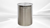 Polished Stainless Steel 220l/240qt Stock Pot D24H32