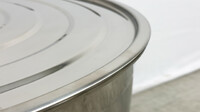 Polished Stainless Steel 220l/240qt Stock Pot D24H32